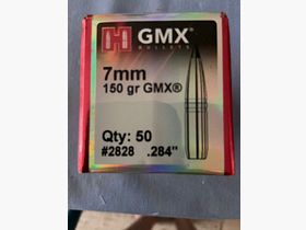 Hornady GMX bullets, caliber 7mm