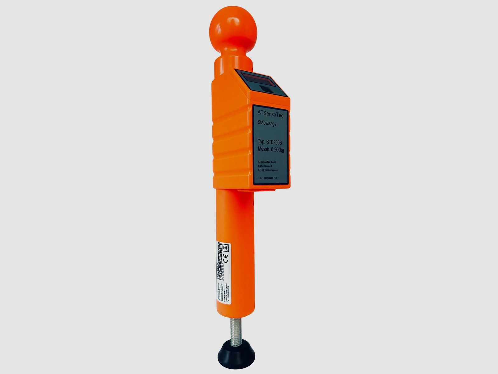 Digitale Stützlastwaage STB 200 B mit Bluetooth orange, Bild 2 von 6