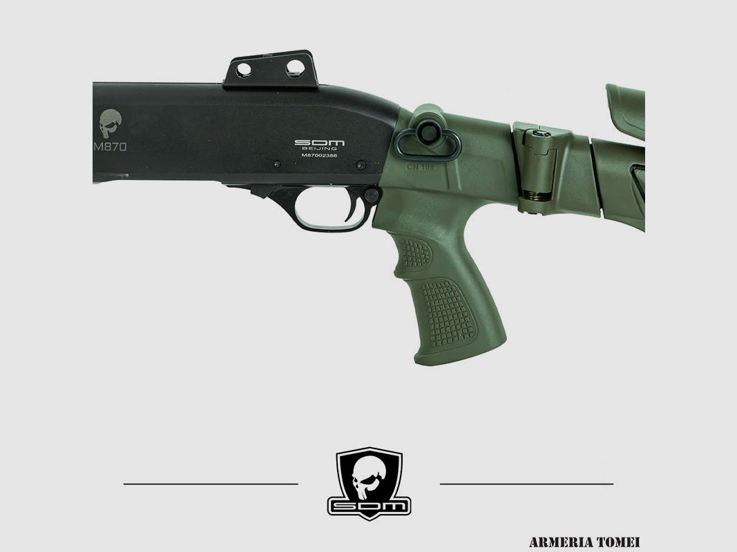 S.D.M. – M870 SPETSNAZ TACTICAL 12/76 20′ OD-GREEN