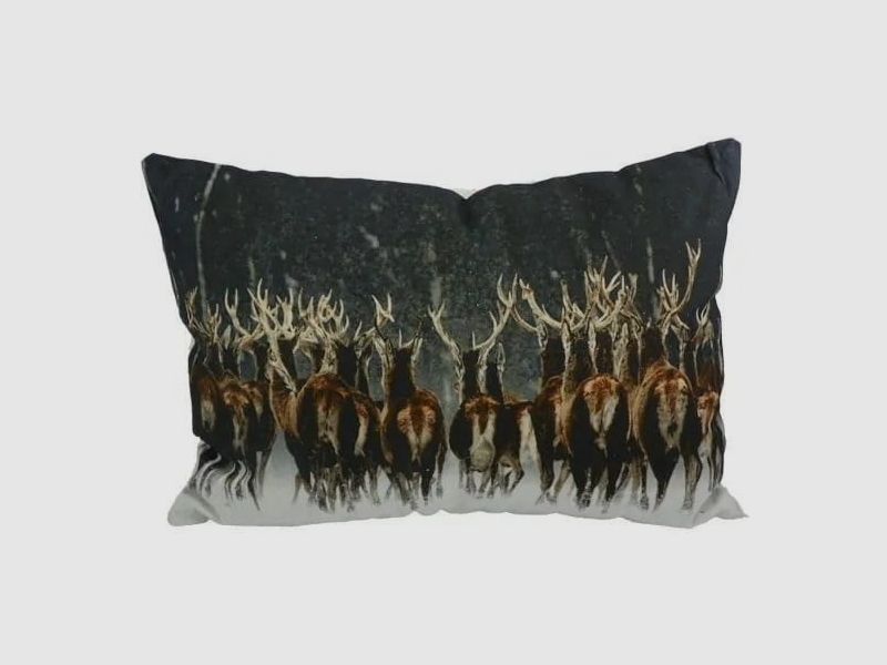 LivingActive Kissen Hirsch rennend