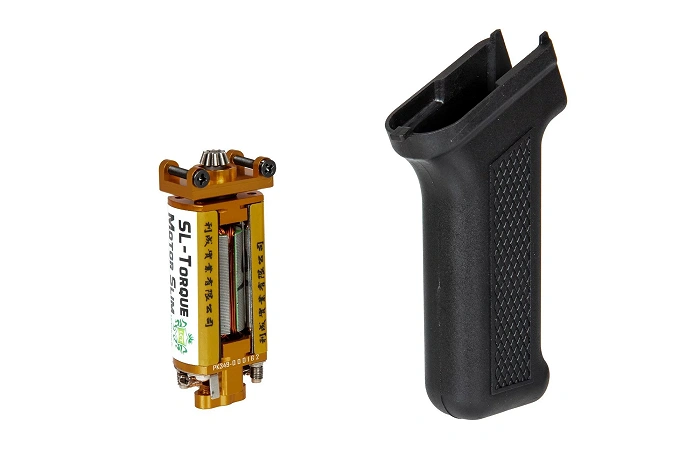 Chwyt pistoletowy Slim + silnik SL-Torque do replik typu AK - czarny, zdjęcie 9 z 12