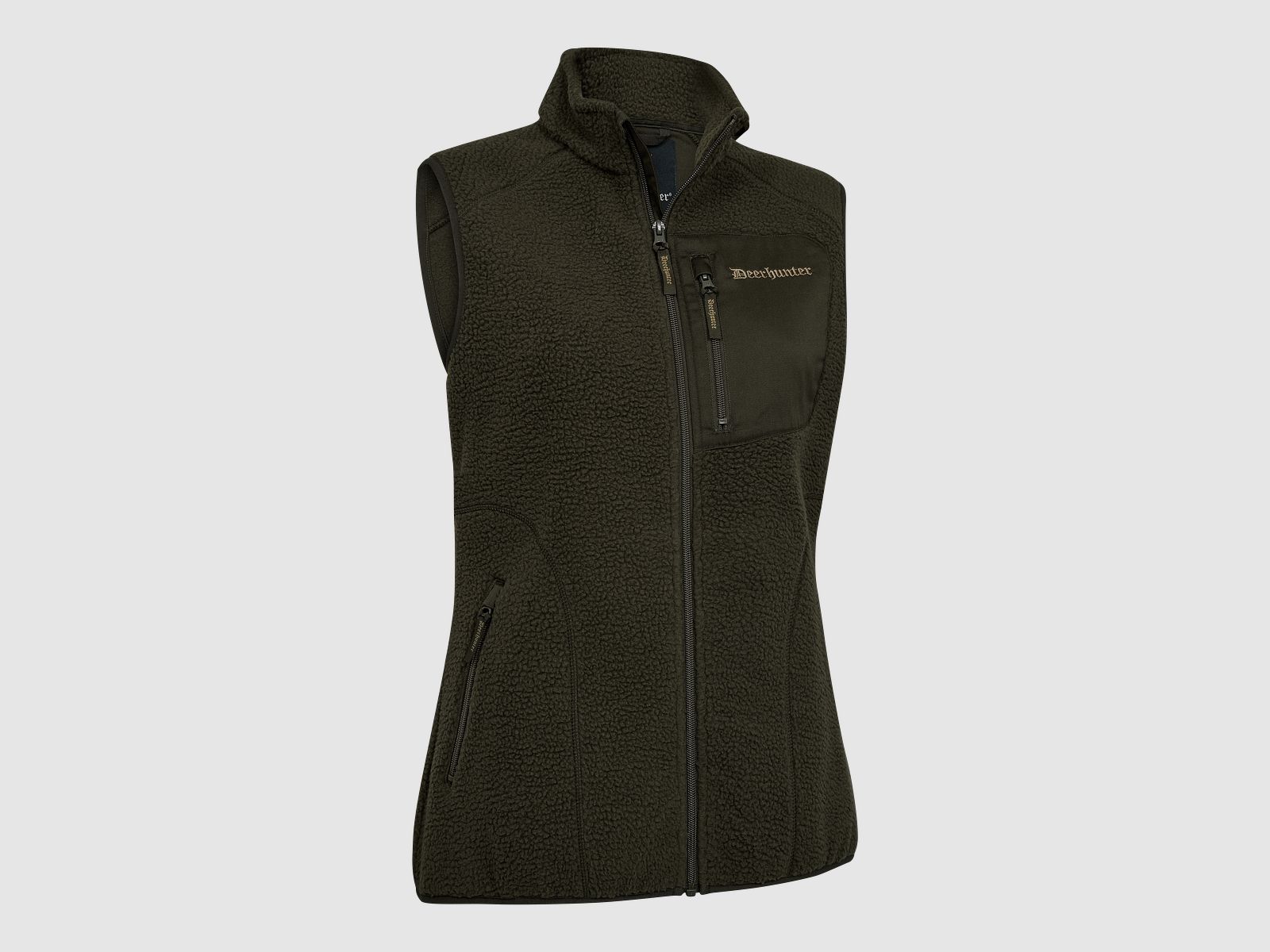 Lady Atlas Fleece Weste - Forest Green – Kleidergröße Damen: 40