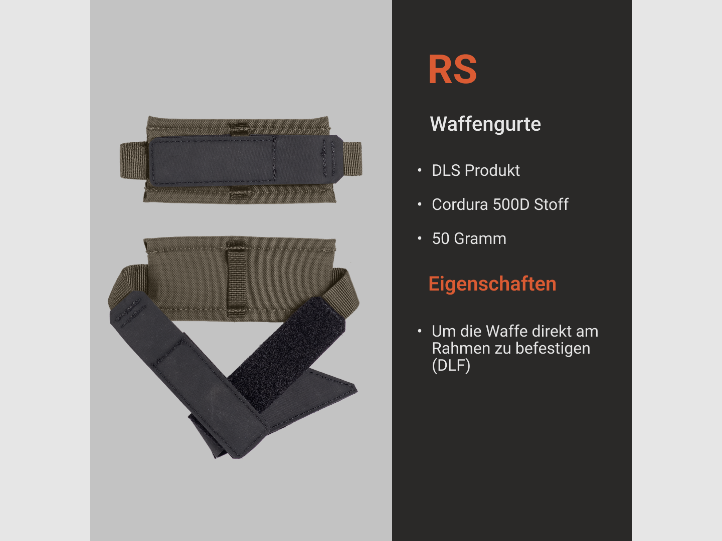 Vorn DLS Waffentrage-System für schwere Waffen DLF + RS + RH, Bild 9 von 29