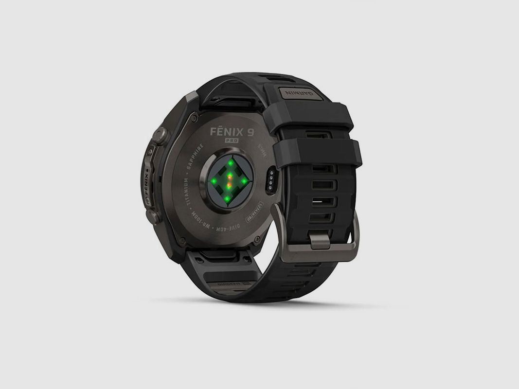 WATCH – GARMIN – FĒNIX® 9 PRO | 51MM | AMOLED | Titanium DLC Carbon Gray with Black/Pebble Gray Silicone Strap, image 11 of 13
