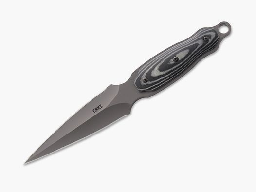 CRKT Shrill Stiefel-Dolch mit hochwertiger Lederscheide