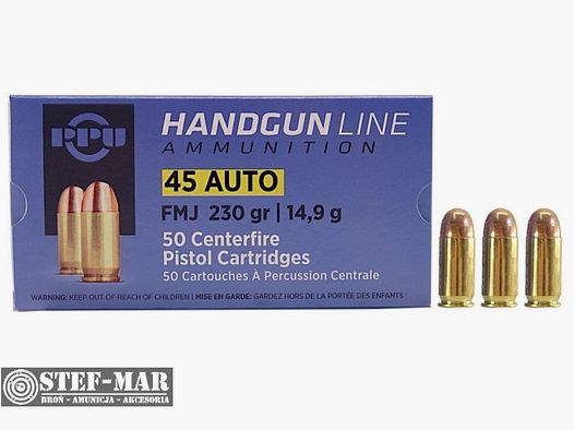Amunicja PPU 45 Auto FMJ (50 szt.) [C18-5]