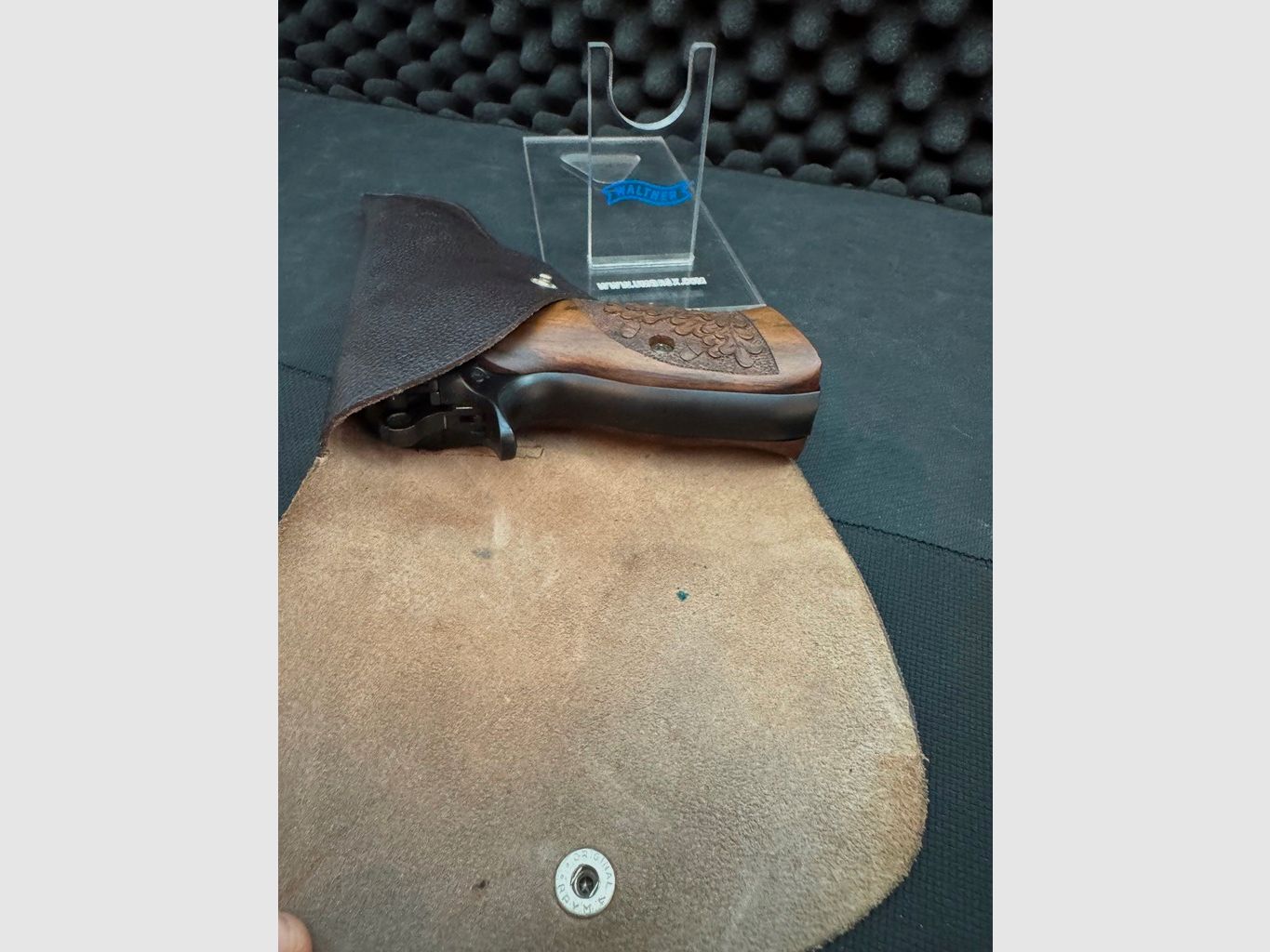 Gürtelholster, CZ75, Leder, dunkel Braun