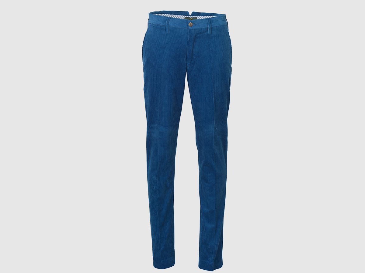 Laksen Herren Cordhose in Blau