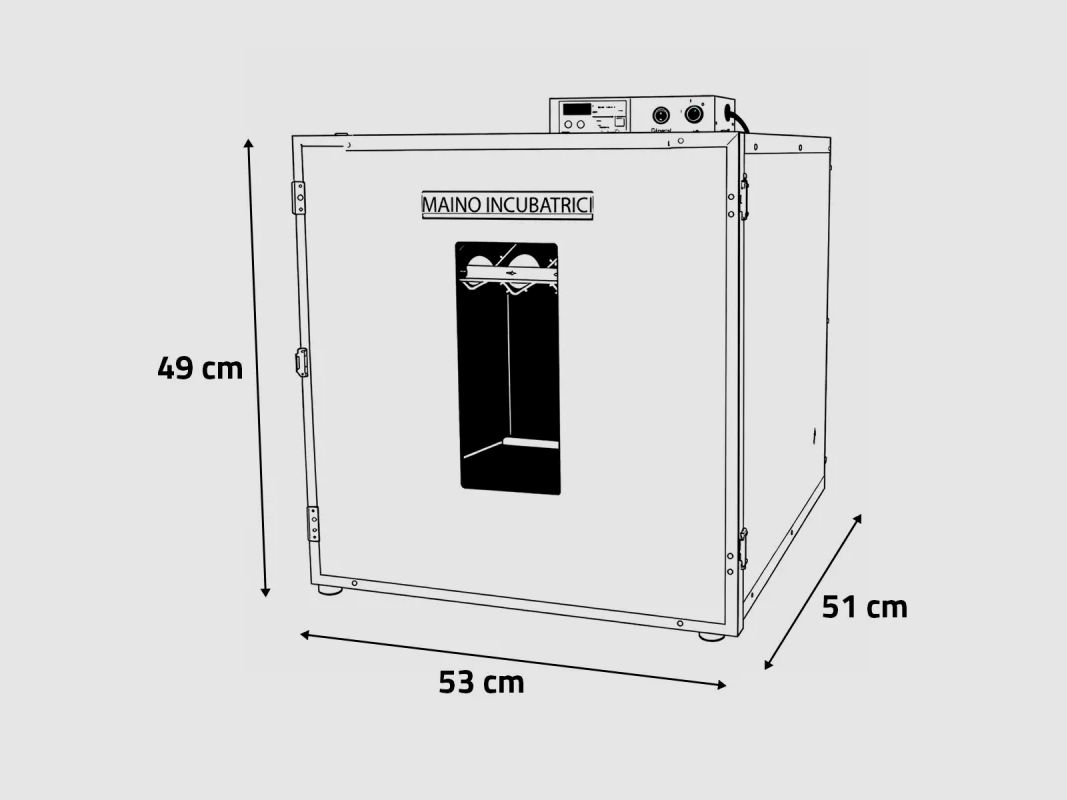 Incubatrice + 2 cassetti per polli + 1 cassetto per uova d'oca + 1 cesto di schiusa + 1 kit di umidificazione, immagine 11 di 34