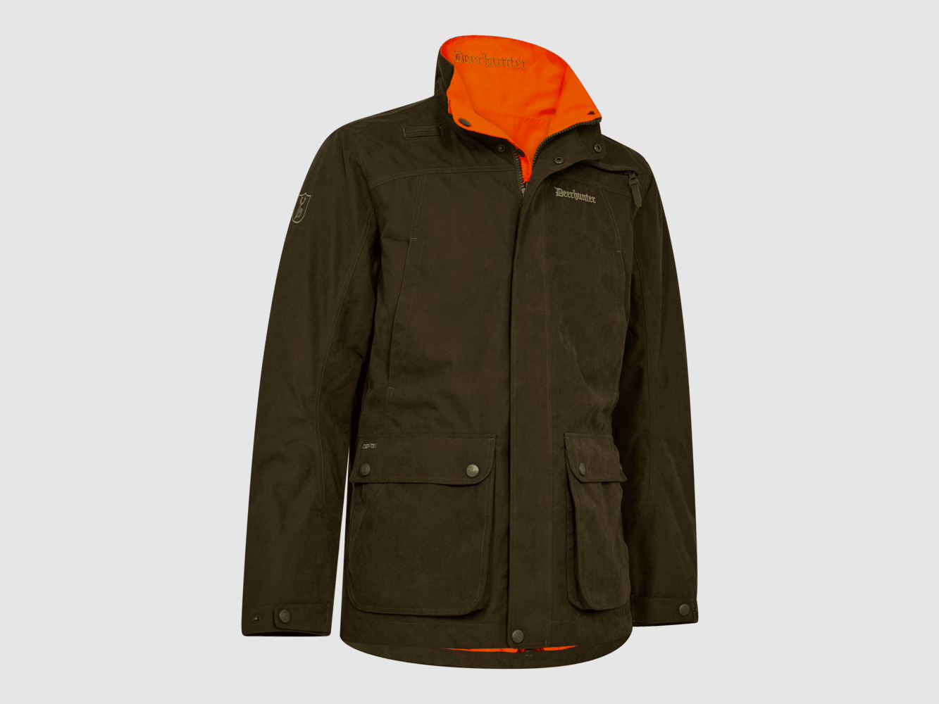 Deerhunter Eagle Reversible Jacket Hombres Tarmac Verde 50