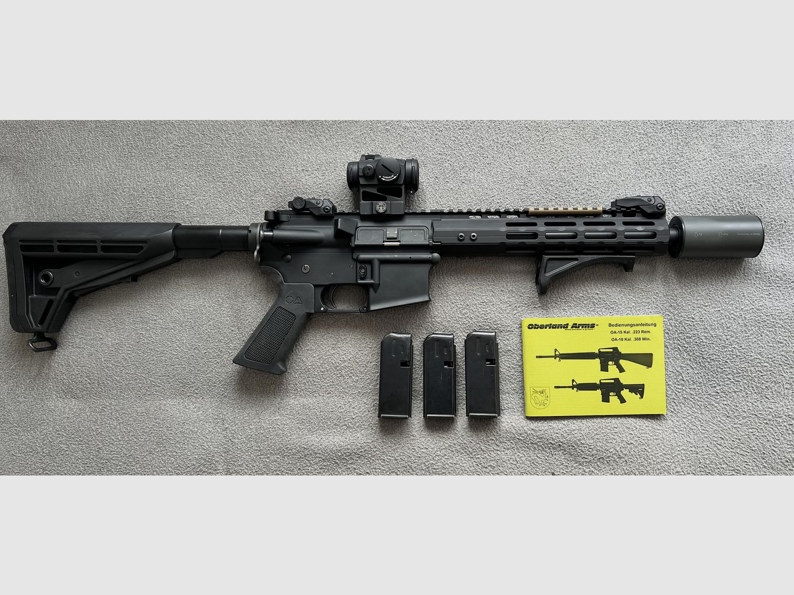 Oberland Arms OA-15 BL C9, 10.5", BL M-LOK handguard 9" slim, OA M4 stock, BUIS