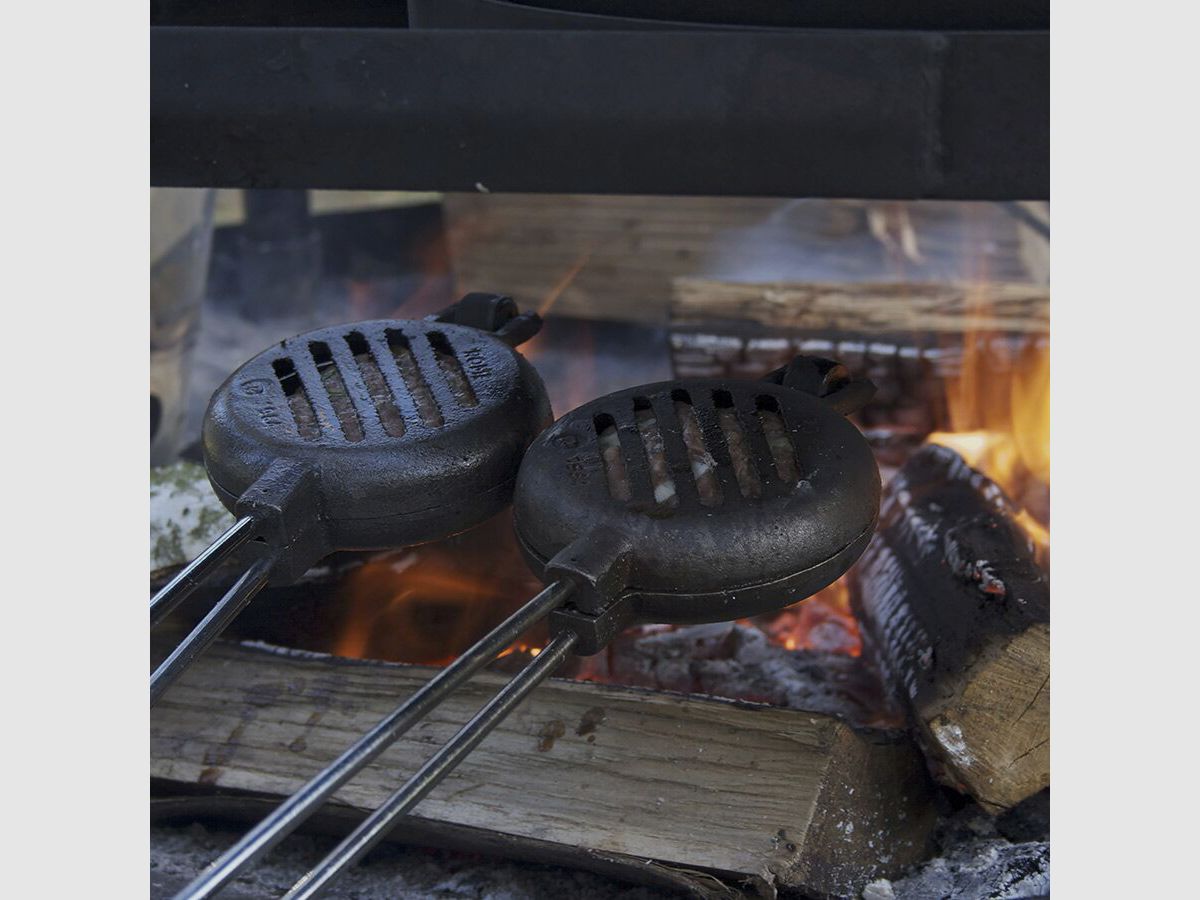 Rome Cookware Wilderness Hamburger Griller