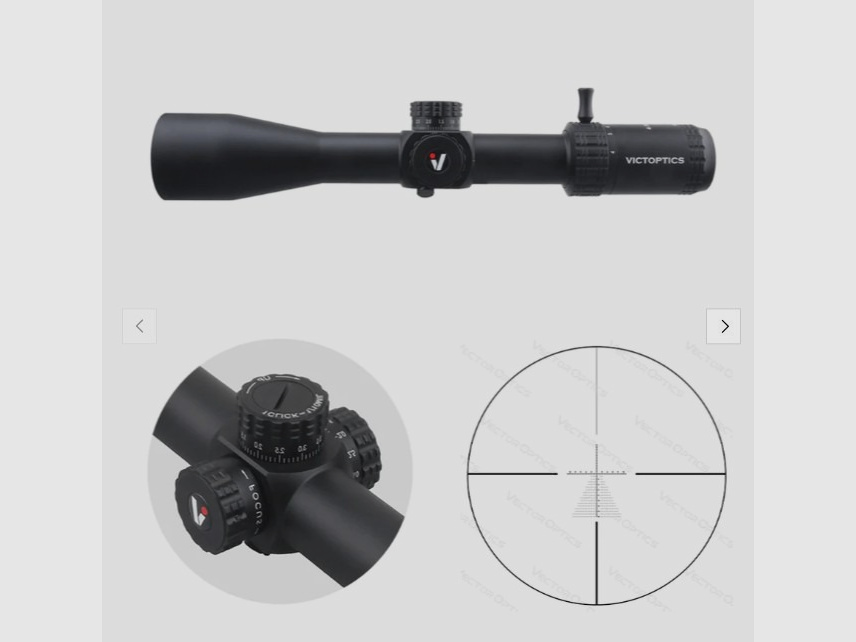 Victoptics OPFF-01 S4 Zielfernrohr 4-16x44 FFP - für 21mm Picatinny/Weaver