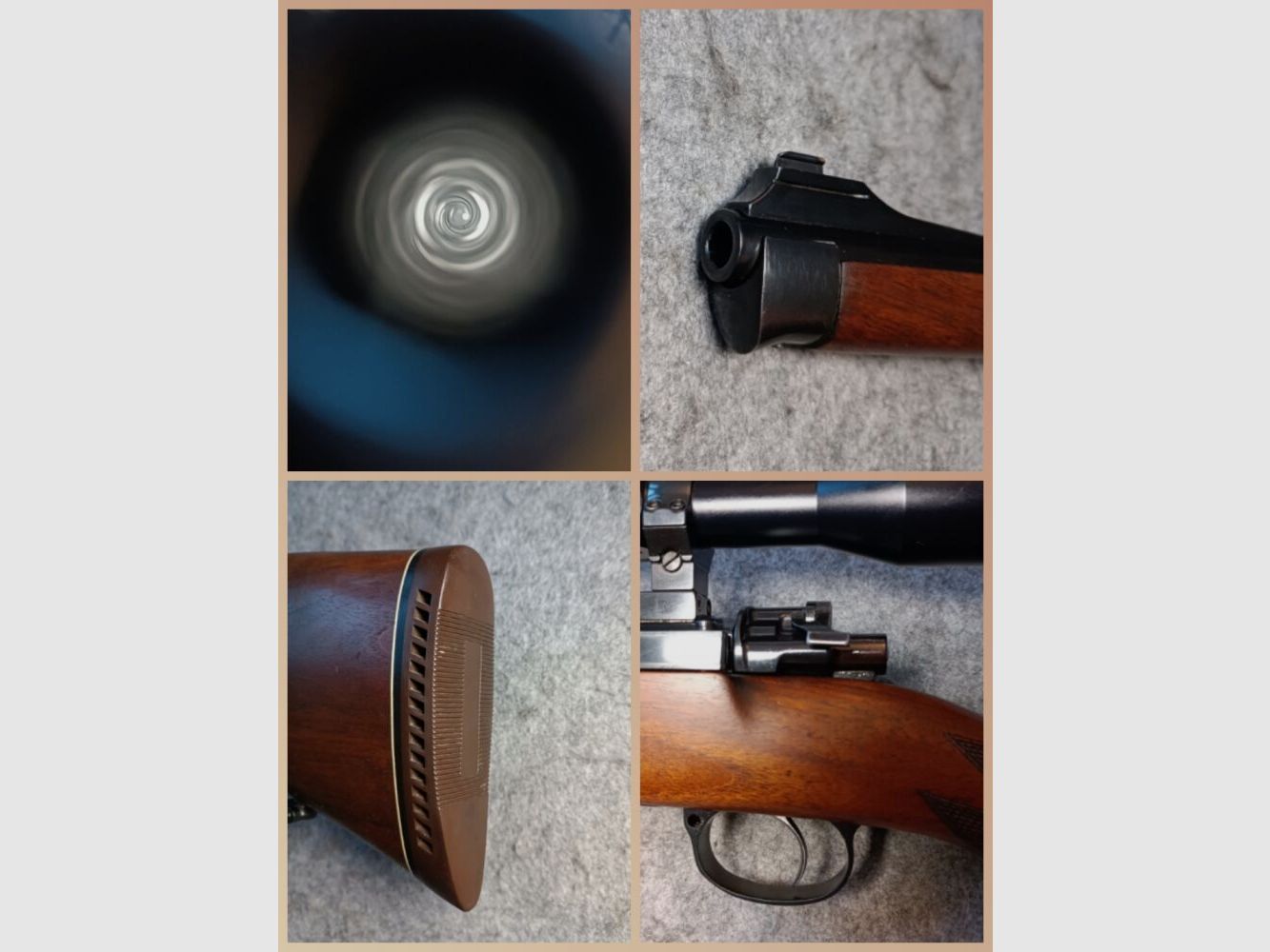 CZ BRNO Frankonia 98er Stutzen mit zwei ZF + Rückstecher Abzug