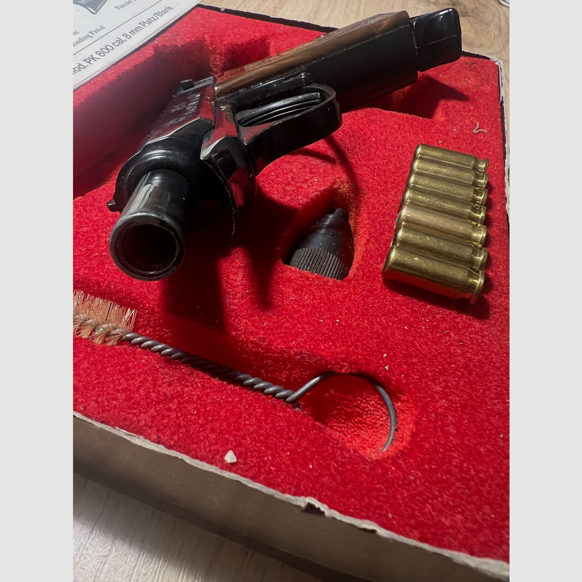 RECK PK 800, PTB 169/2, Fullset.