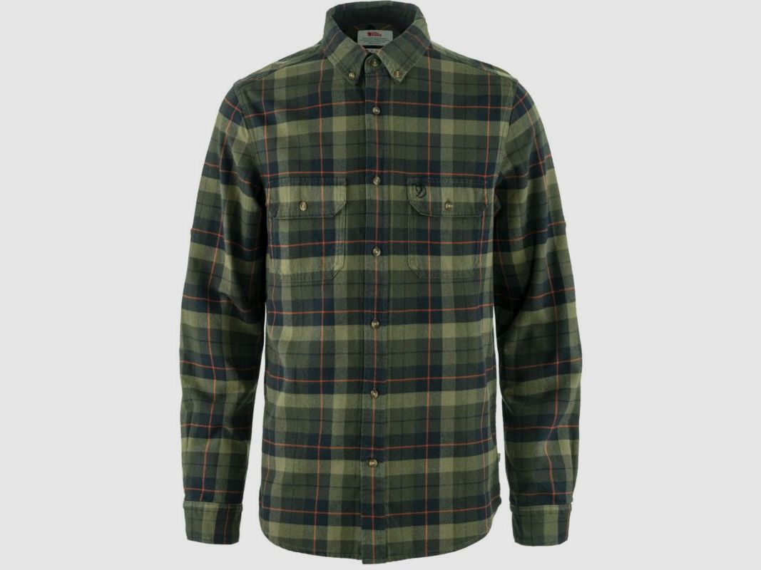 Fjällräven H-Flanell-Hemd Singi Heavy mit Brusttaschen Langarm, Bild 2 von 4