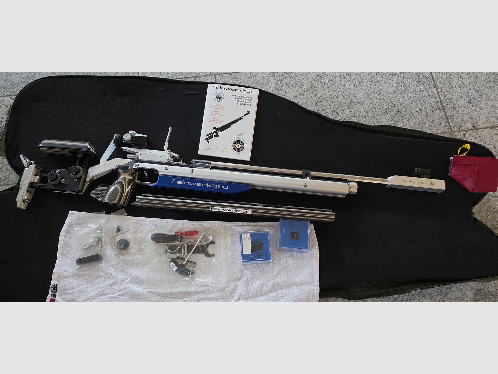 Matchluftgewehr FWB 700 Alu Aufgelegt (Rechts/Gr. M) – Sehr guter Zustand – Komplettset & Originalbelege, Bild 1 von 10