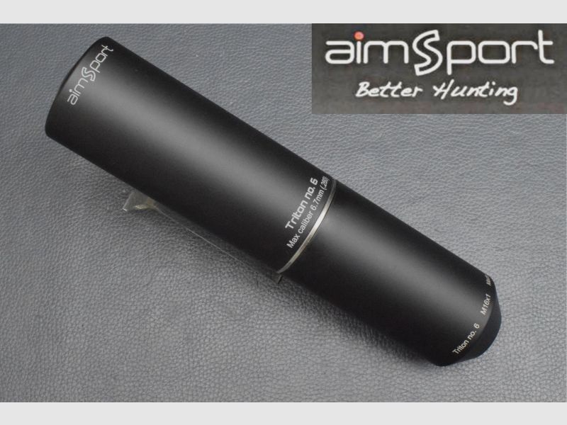 Aimsport Schalldämpfer Triton Nr.6, Kaliber (6,5) 6,7mm, neu zum Sonderpreis