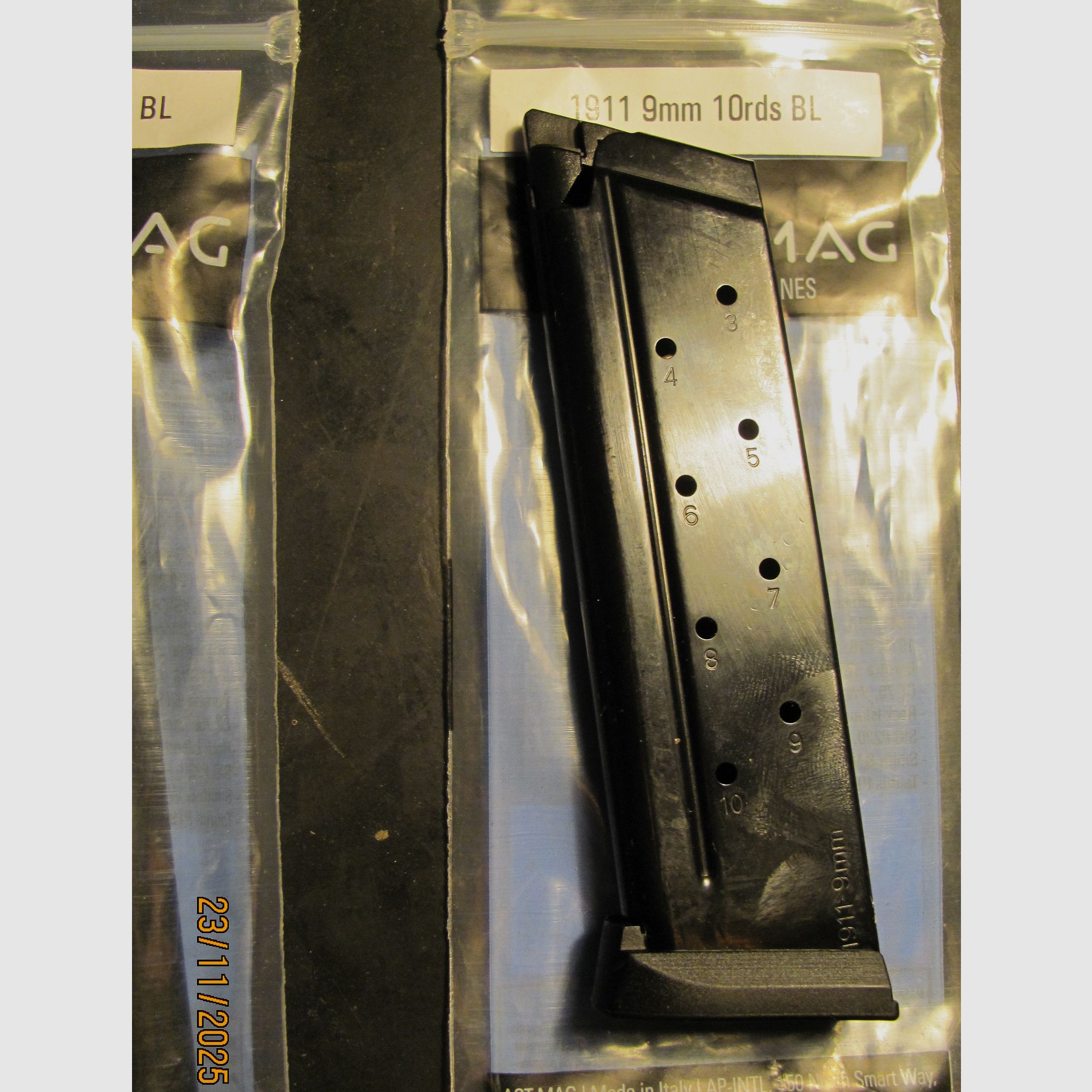 M1911 Magazin 10 Schuss 9mm NEU!