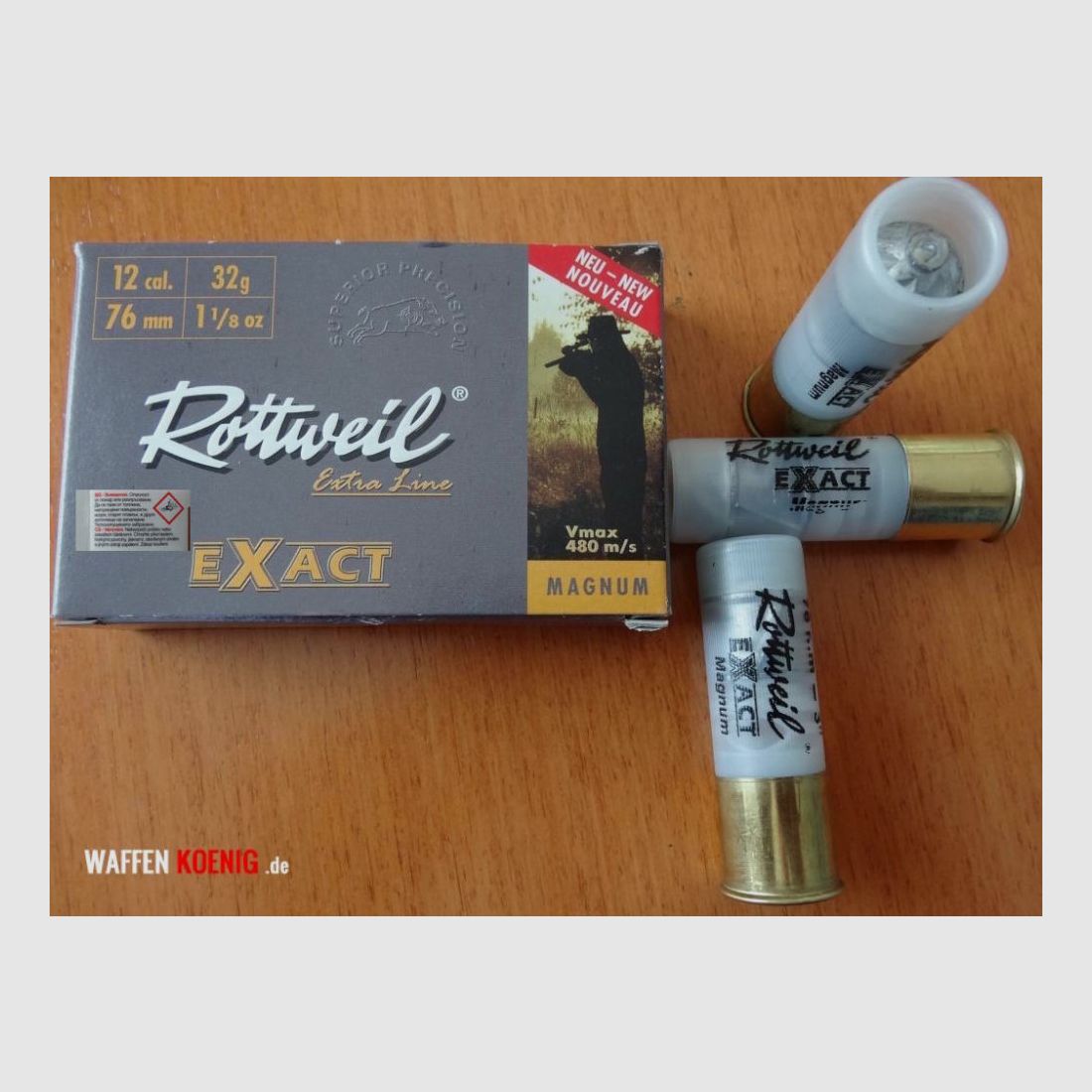 Rottweil Rottweil Exact Magnum Flintenlaufpatronen 12/76