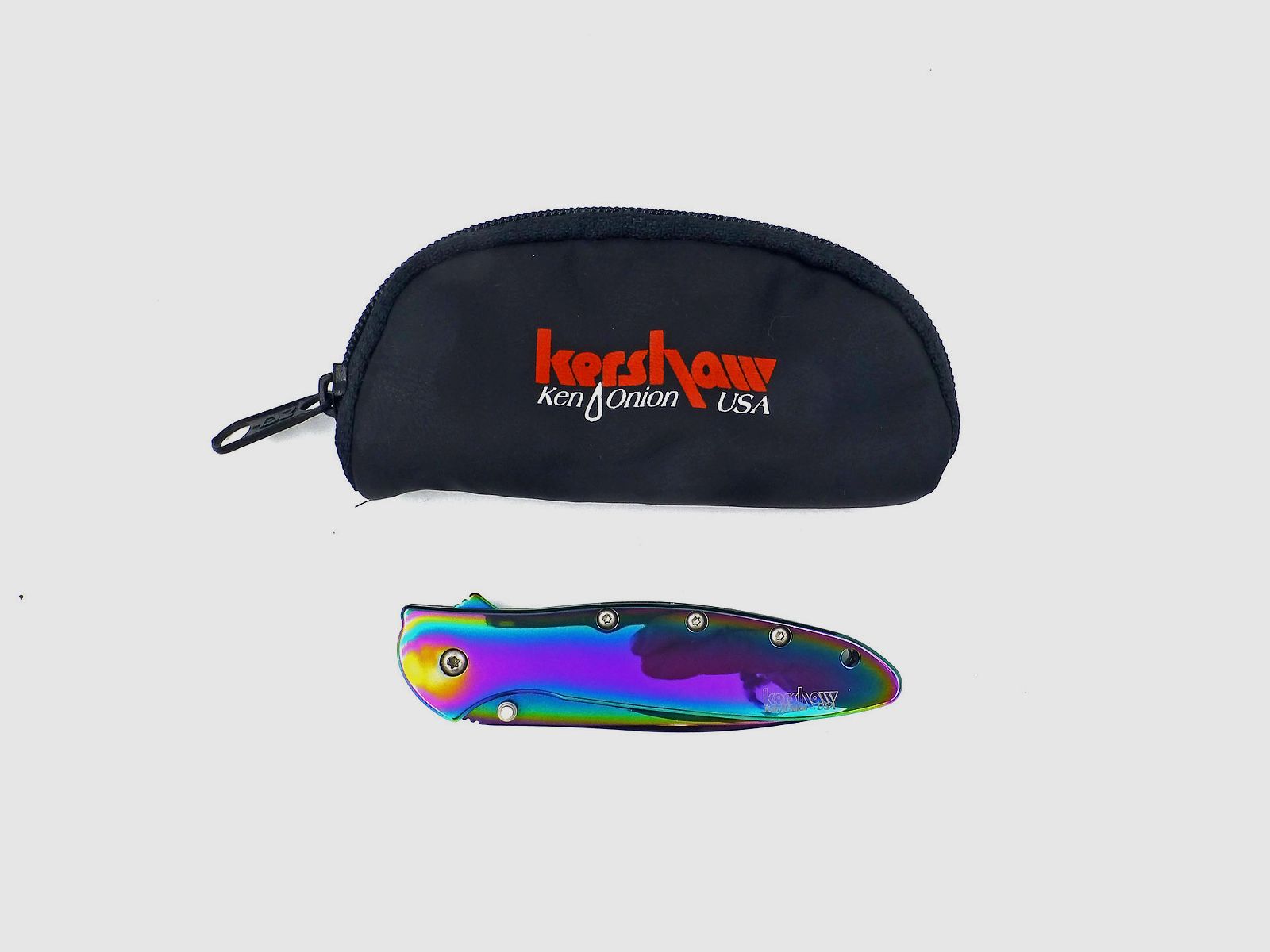 Couteau KERSHAW Rainbow Leek , automatique, (permis nécessaire), image 2 sur 2
