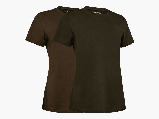 Deerhunter Lady 2-pack T-shirt Fallen leaf / Timber 48