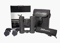 DDoptics 440120020 Fernglas Ultralight 8x26 schwarz mit Zubehör