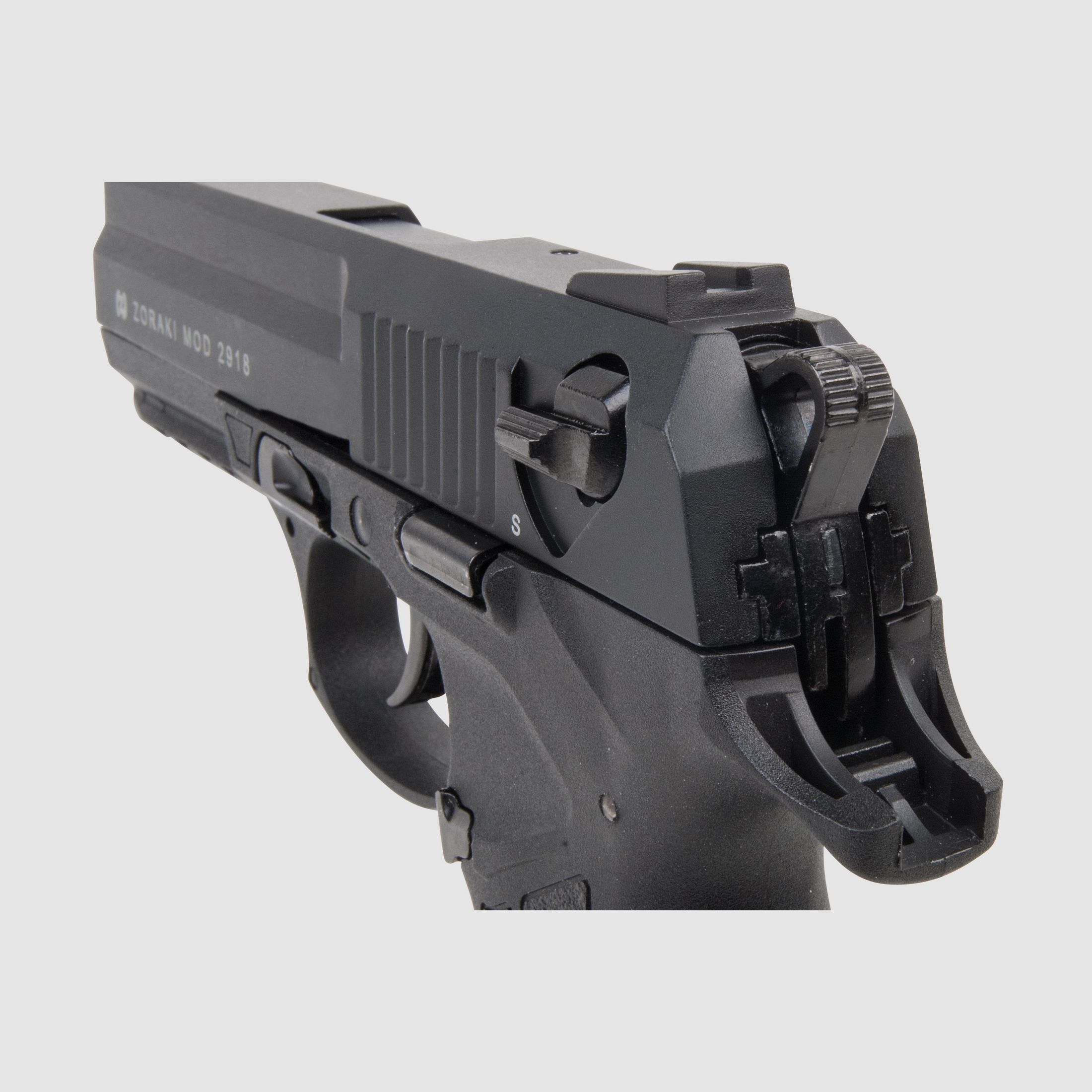Zoraki 2918 Kal.9mm P.A.K. - Black für 18 Schuss