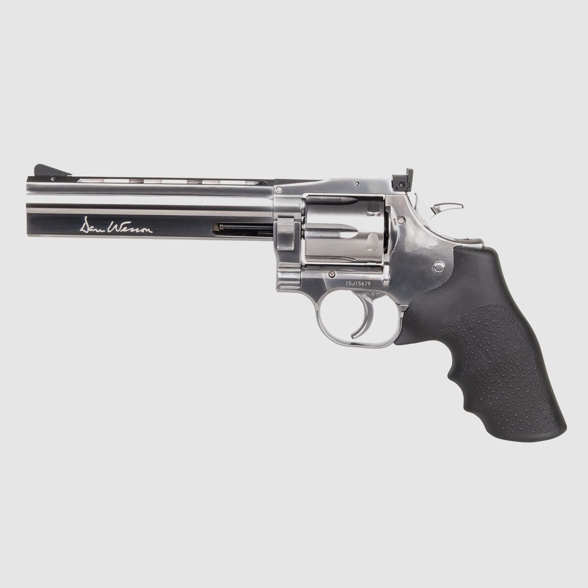 Dan Wesson 715 6" Silver 4.5mm BB - Compressed Air Co2