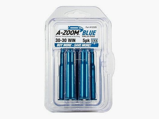 A-Zoom Pufferpatrone Aluminium eloxiert .30-30 Win. 5 Stück