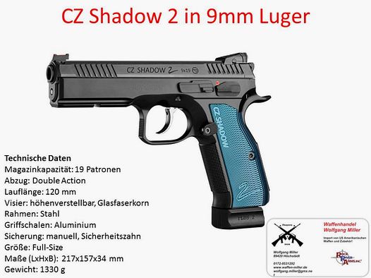 CZ Shadow 2 9mm Luger Neuwaffe