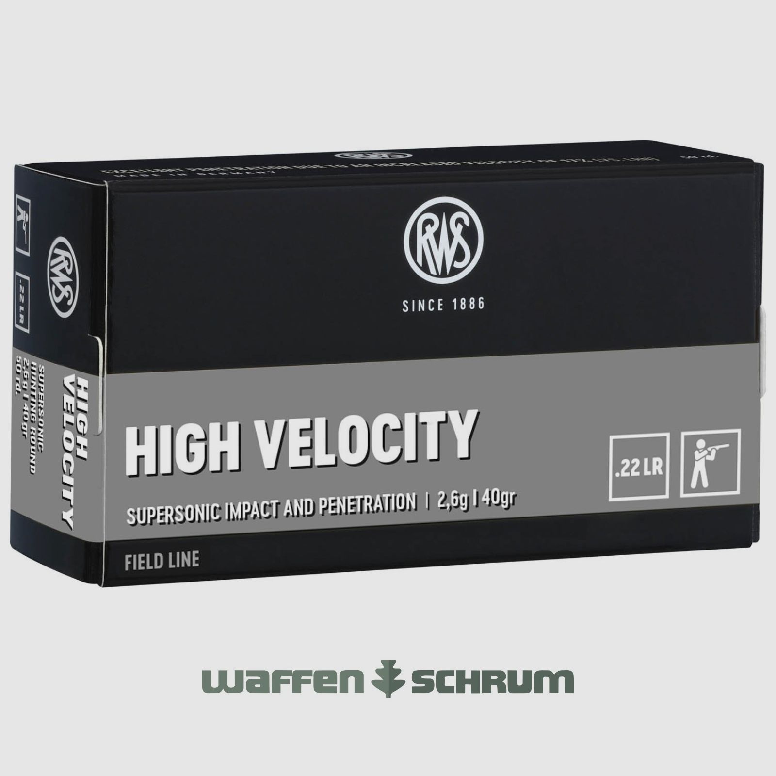 RWS High Velocity 2,6g - 40gr. .22lr