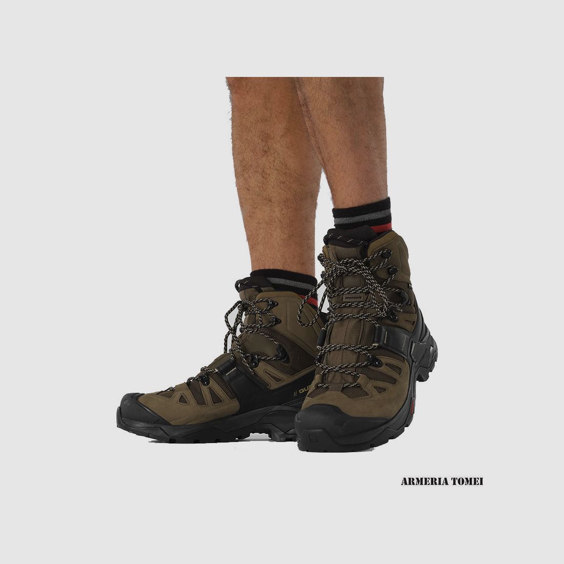 SALOMON – MAN – QUEST 4 GTX Desert Palm / Black / Kelp, afbeelding 5 van 6