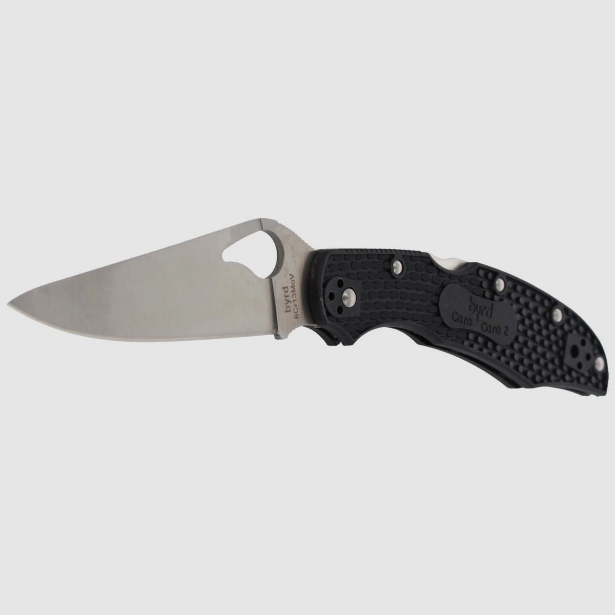 Messer Spyderco Byrd Cara Cara 2 FRN Plain (BY03PBK2), Bild 2 von 3