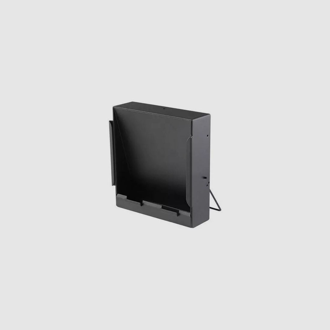 Vlakke zwarte doelhouder voor 14x14cm doelen Wosport, afbeelding 1 van 2