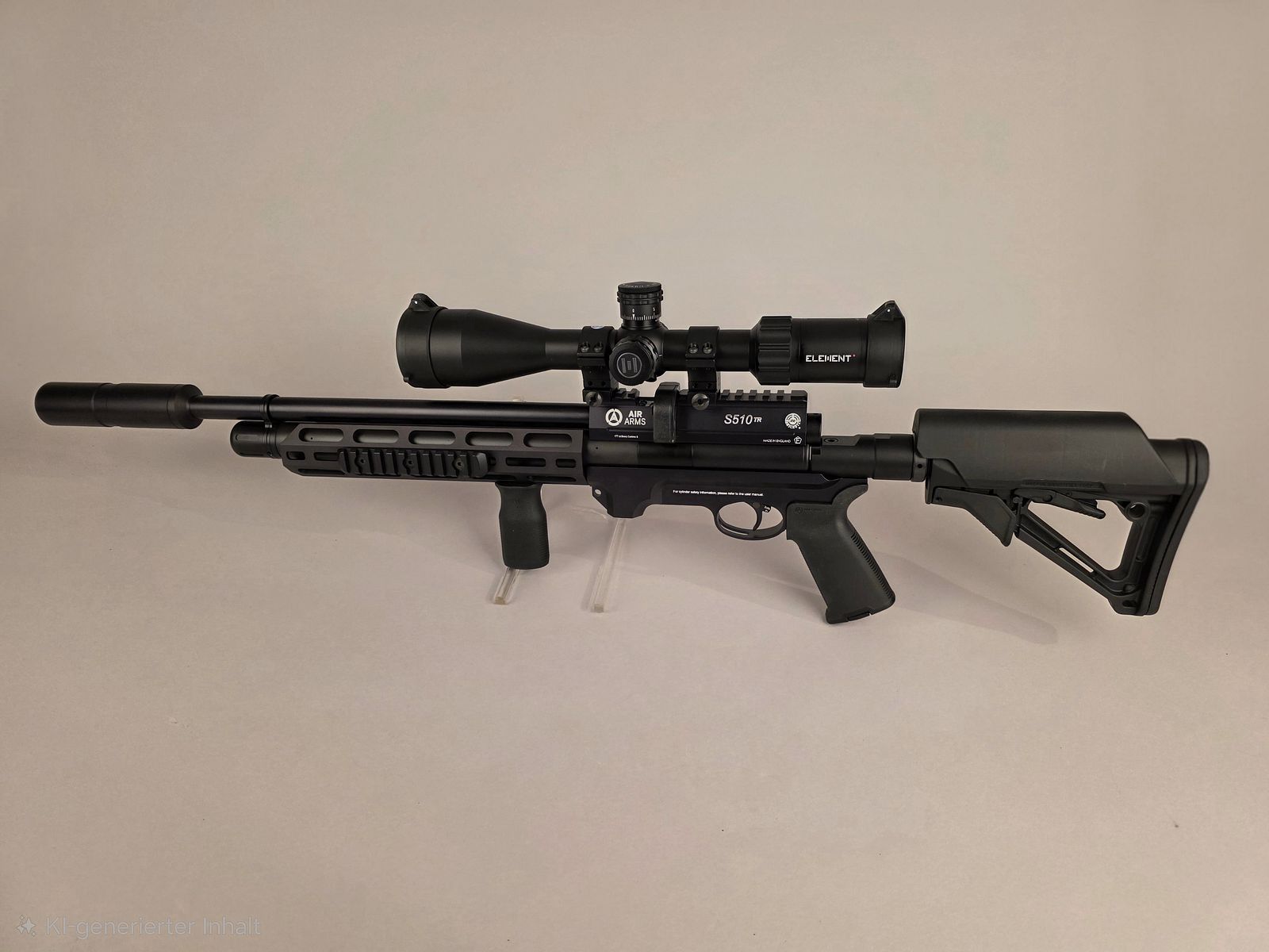 Air Arms S510 Tactical plus Element Optics Helix and accessories in case! Package price!, image 3 of 20