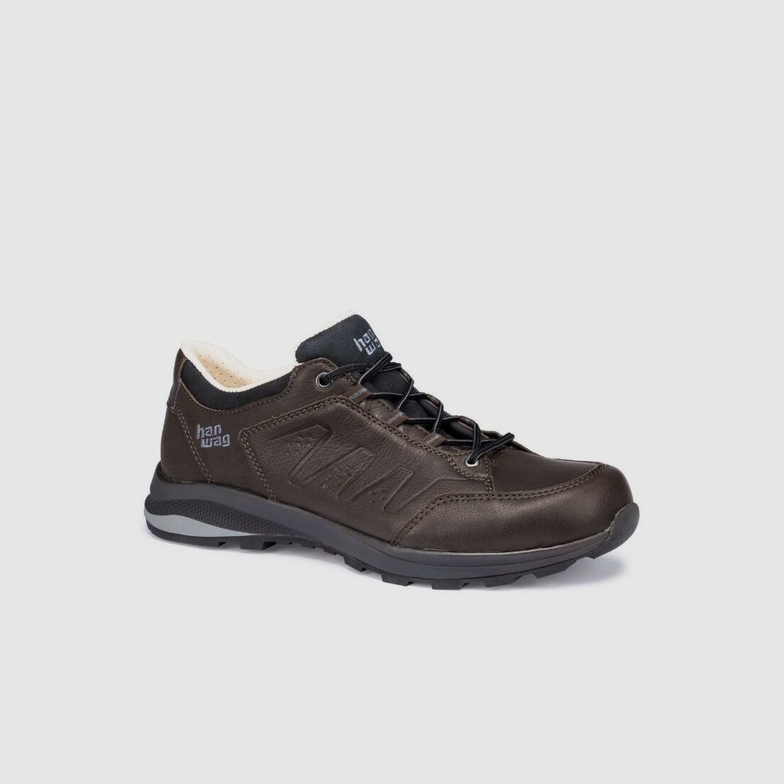 Han Wag Herren Schuhe Travi Low SF Extra Chestnut/Black