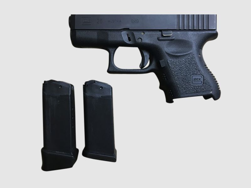 Glock pistol model 26, caliber 9mm Luger