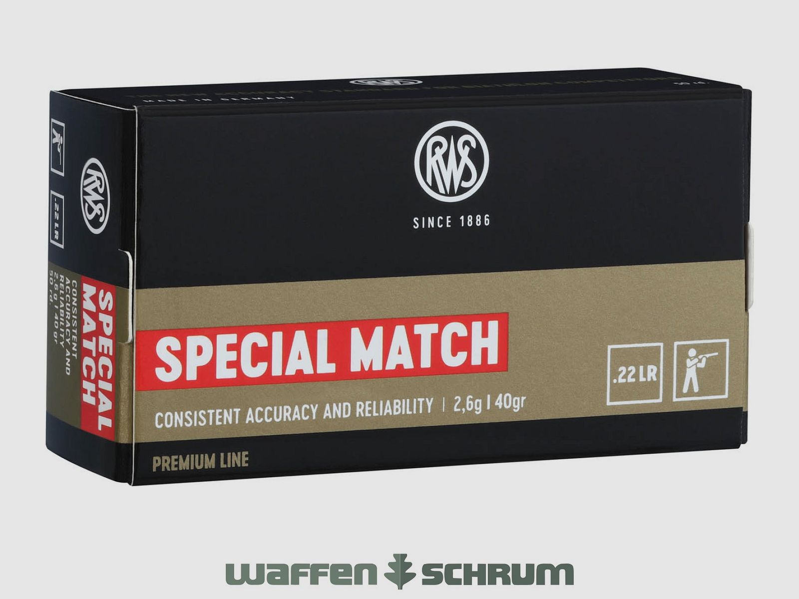 RWS Special Match 2,6g - 40gr. .22lr