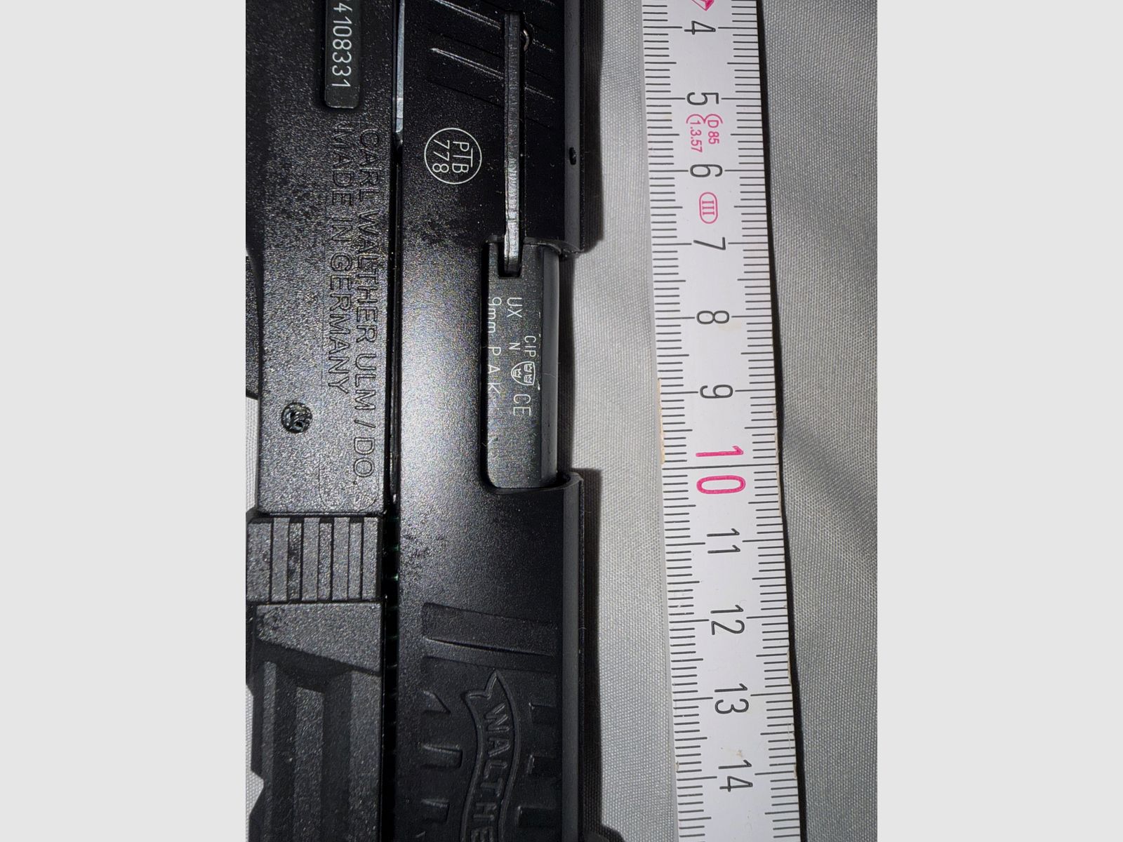Walther P22 pistolet à blanc (cal. 9 mm P.A.K.), image 5 sur 14