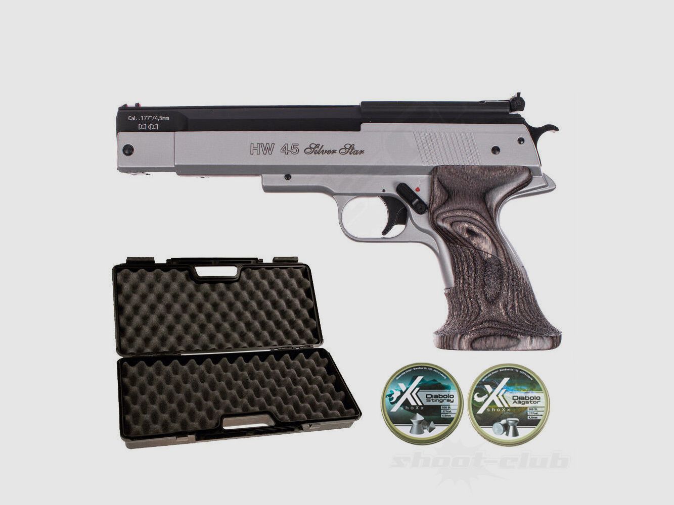 Weihrauch HW 45 Silver Star Koffer-Set