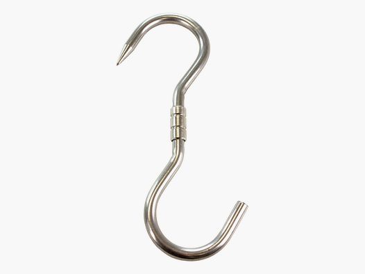 Drehhaken aus rostfreiem Chromnickelstahl - 240/10mm