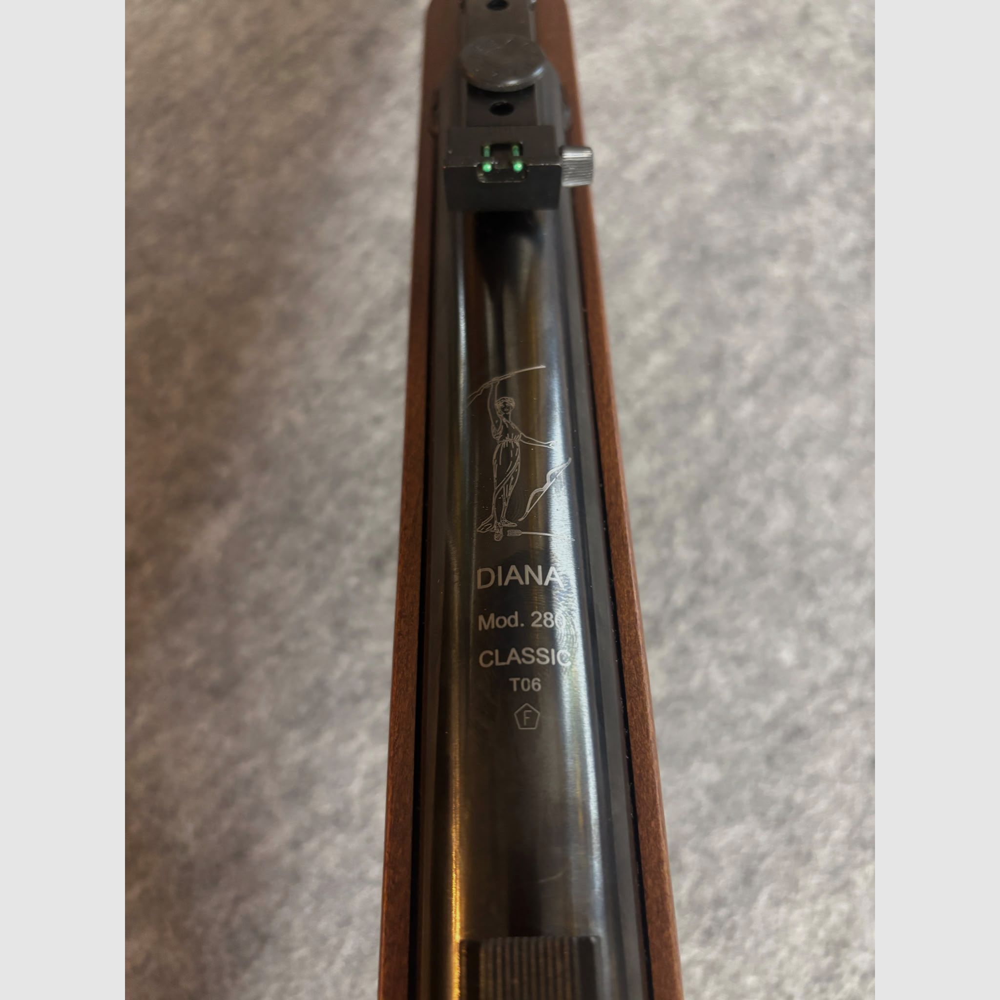Diana Knicklauf aria compressa 280 Classic calibro 4,5 mm Diabolo, immagine 2 di 8