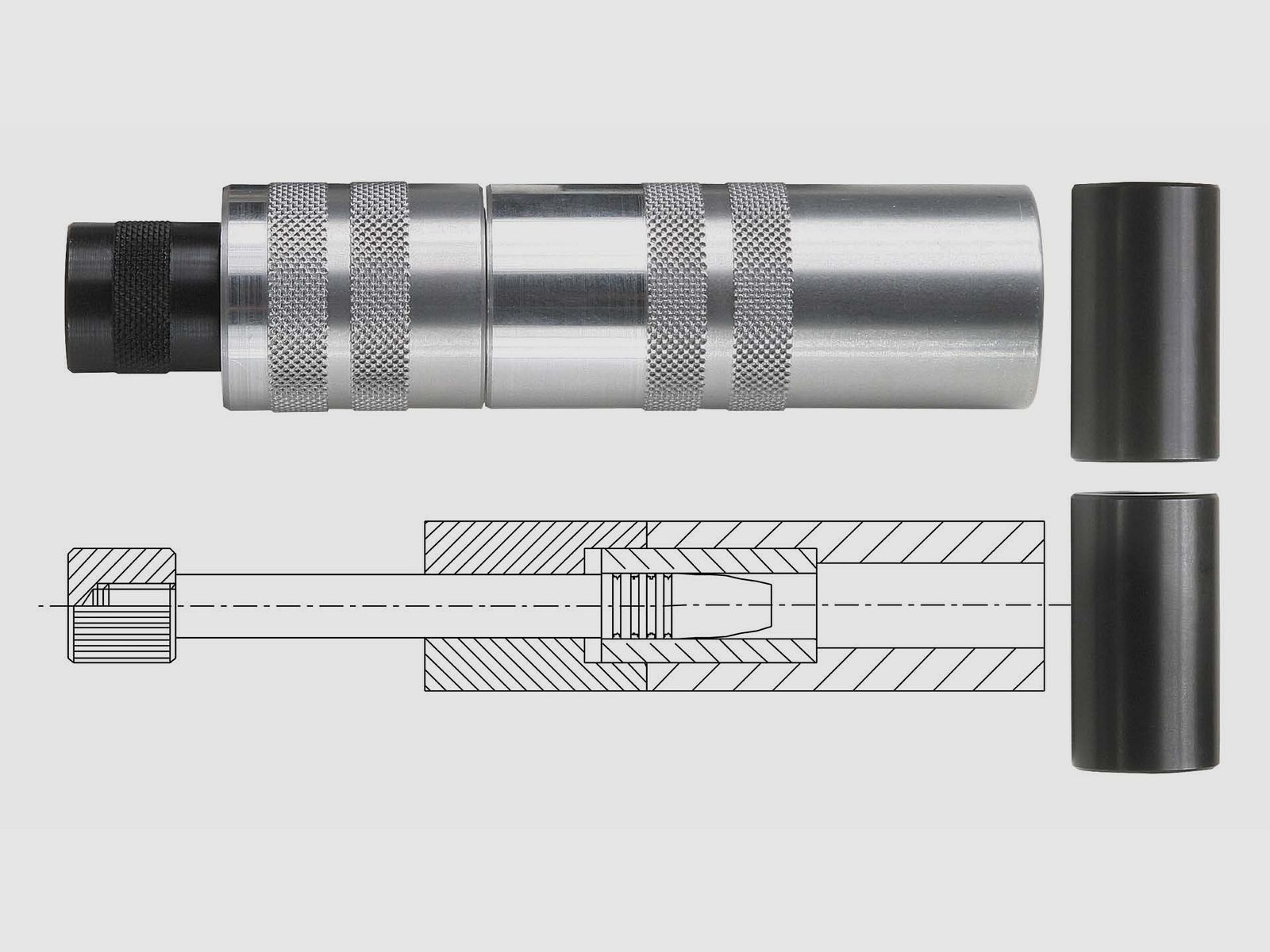 Kalibratoren Pedersoli Ø 580 Minie