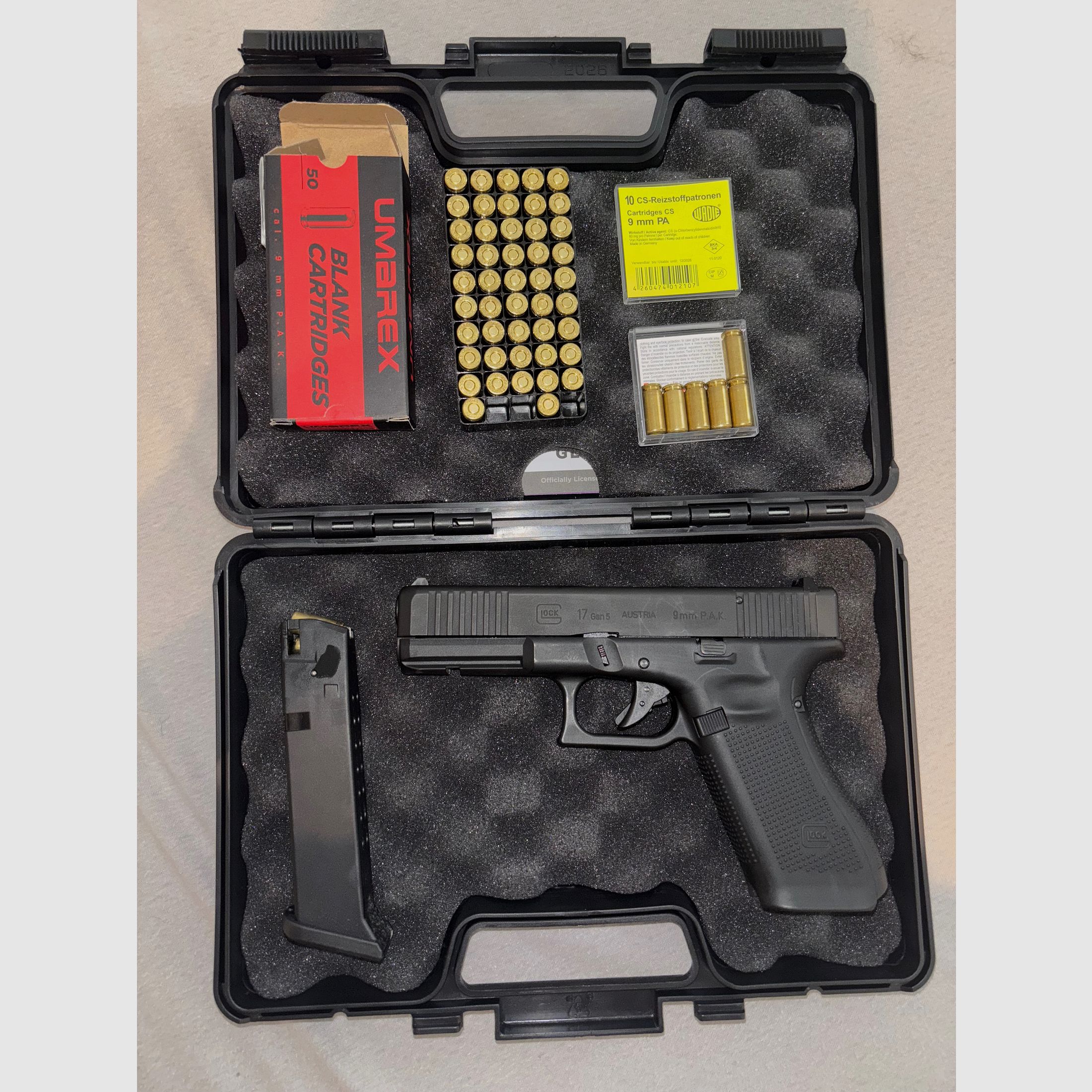Glock 17 Gen 5 PAK + Munition und Zubehör