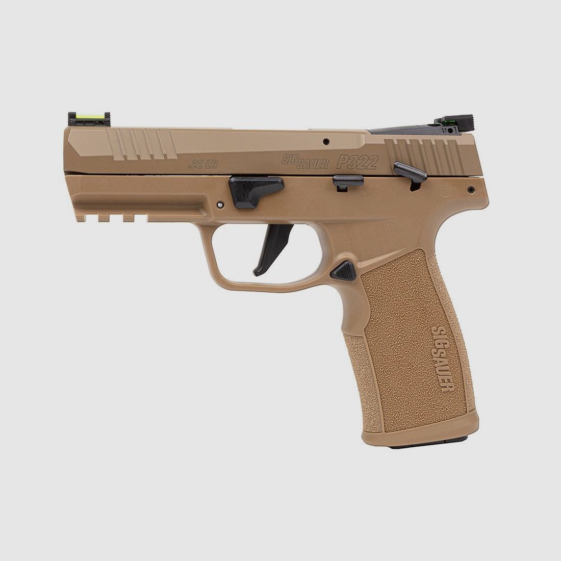 Sig Sauer – Pistole / P322 SAO Fiber Optic Visierung OP / .22lr / Coyote, Bild 1 von 4