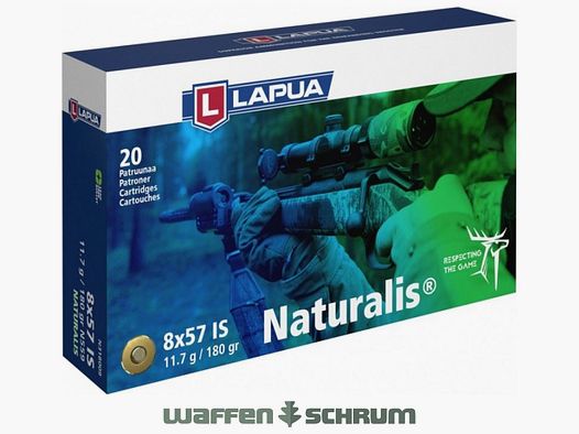 Lapua Naturalis 11,7g / 180gr. 8x57JS