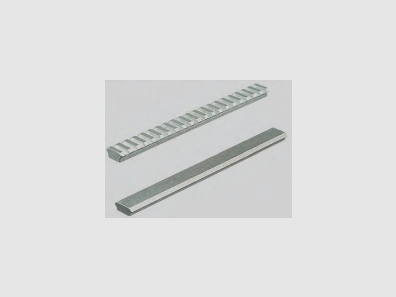 Recknagel mounting rail 204mm BH10 Picatinny with cross grooves, aluminum