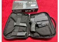 KJ Works KP-01 SIG P226 Vollmetall Gas Blow Back Airsoft GBB 6mm + borsa-fondina - 3 magazine