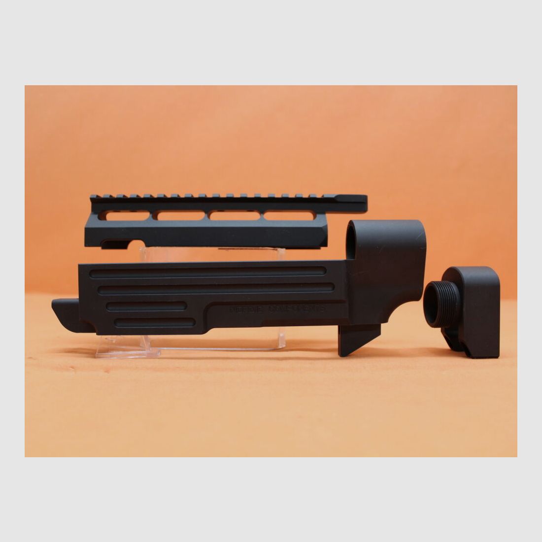 Nordic Components Ruger10/22: Nordic Components AR22 Stock-Kit (STK-AR-22-AS-BK) Umbausatz für AR-15 Schaftteile